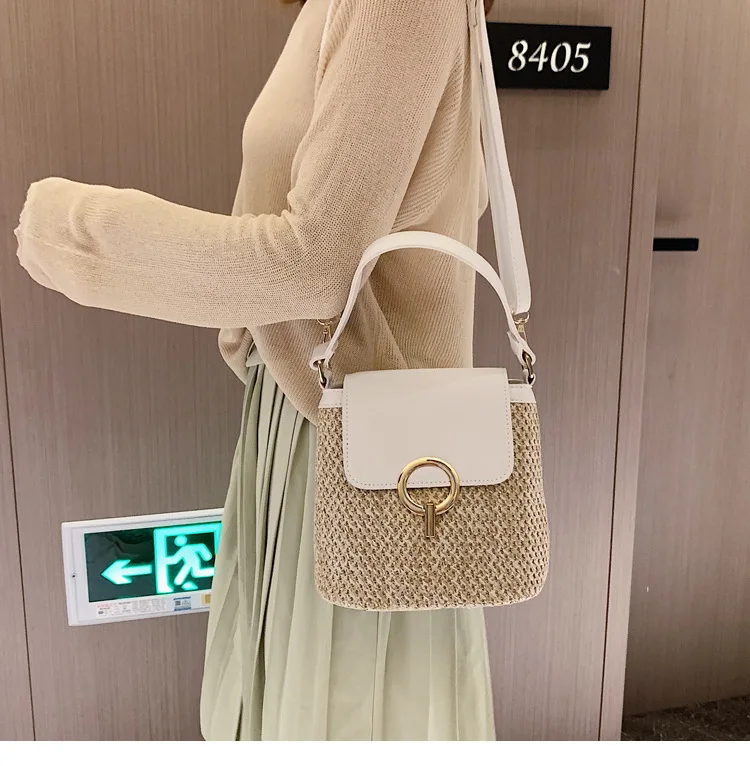 Fashion Straw Crossbody Bag for Summer 2021