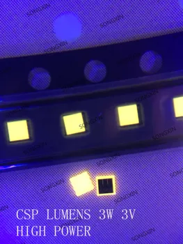 

200PCS LUMENS LED Backlight Chip Scale Package 3W CSP 1616 3V Cool white 190LM LCD Backlight for TV TV Application A142AEAEBP28A