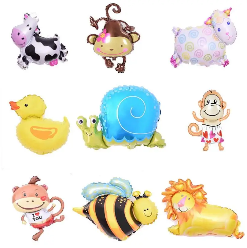 Микки Минни Маус фольги воздушный шар с днем рождения вечерние украшения мини