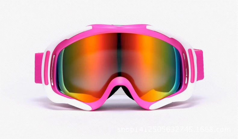 Мужские лыжные очки, зимние лыжные очки, двухслойные большие сферические Анти-туман, лыжные очки, женские лыжные очки, очки для близорукости, адаптер