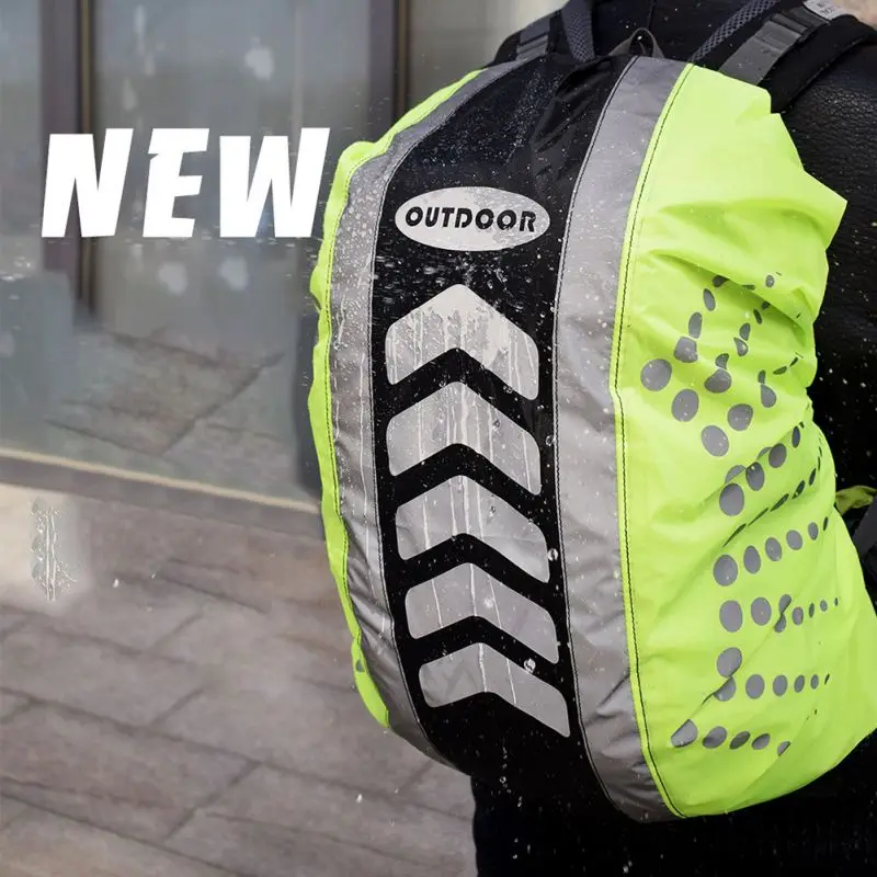 

New Reflective 20-55L Waterproof Bag Rain Cover Backpack Cover Outdoor Travel Camping Dustproof Rainproof Covers for Backpacks
