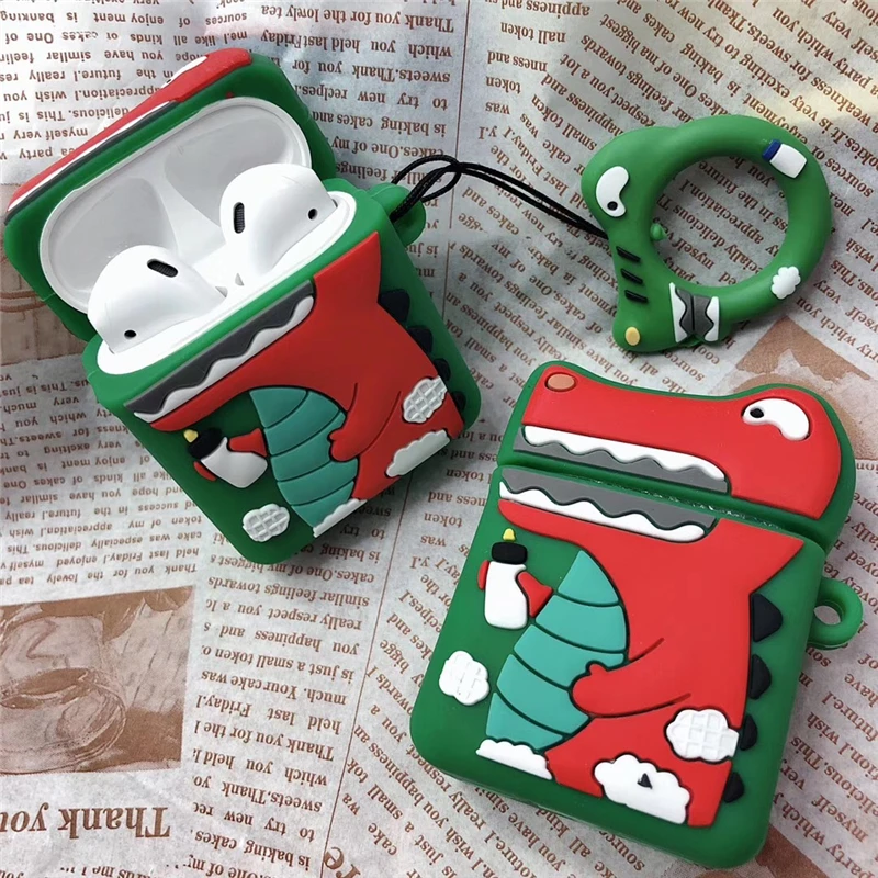 

Earphone Case For Airpods Case Silicone Cute Cartoon Soft Headphone Case for Apple Air pods Earpods Cover 3D Accessories