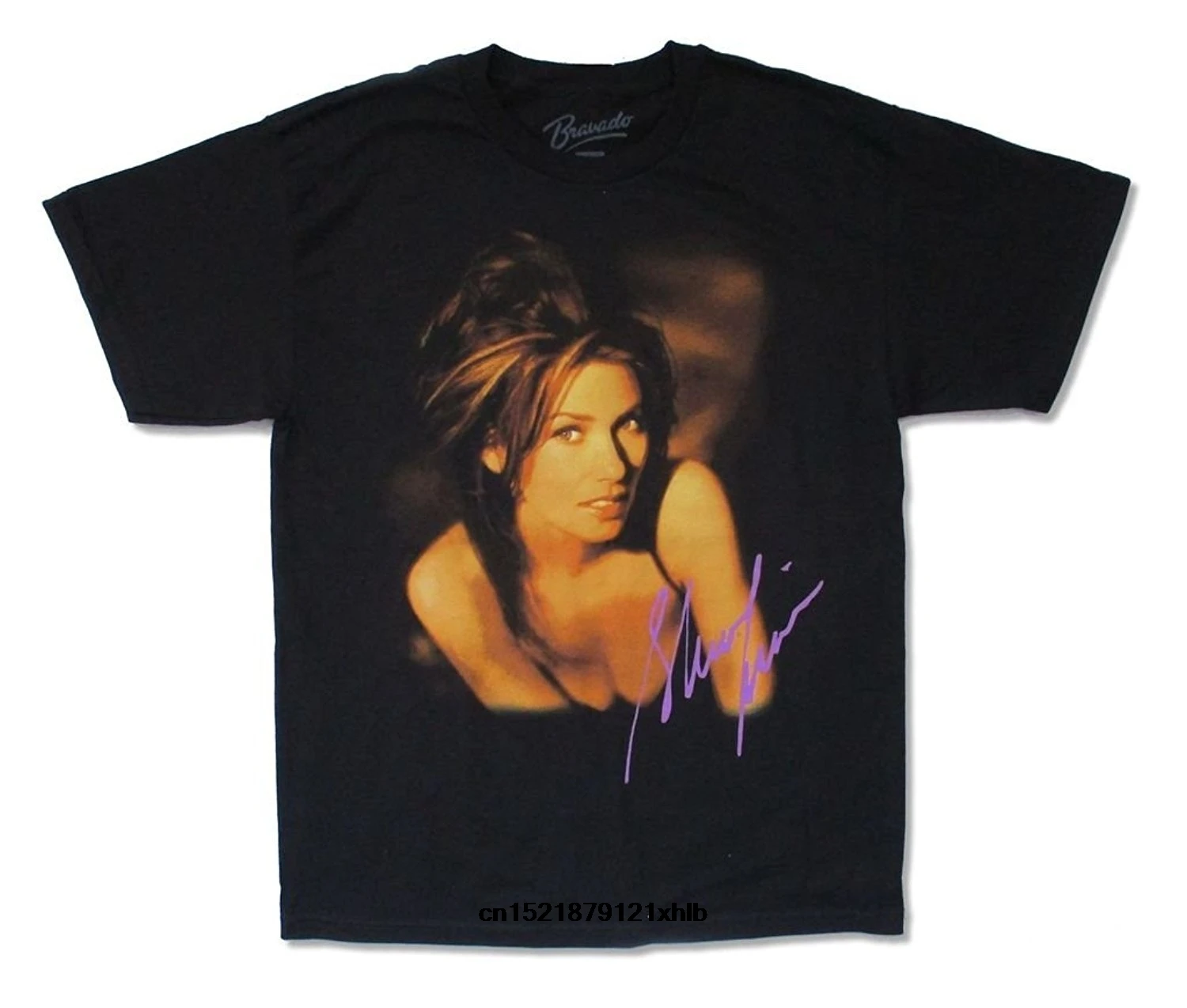 Pria T Shirt Shania Twain Sepia Vintage 