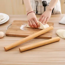 Деревянная Скалка кухонные инструменты для приготовления выпечки аксессуары для выпечки помадка для украшения торта валик для теста Размер S/L