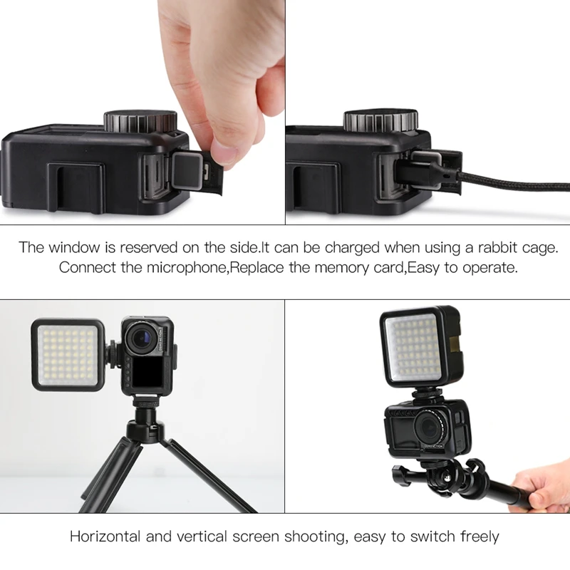 Кроличья клетка расширения для DJI OSMO действие Dajiang камера сапоги на холодную погоду комбинации аксессуары