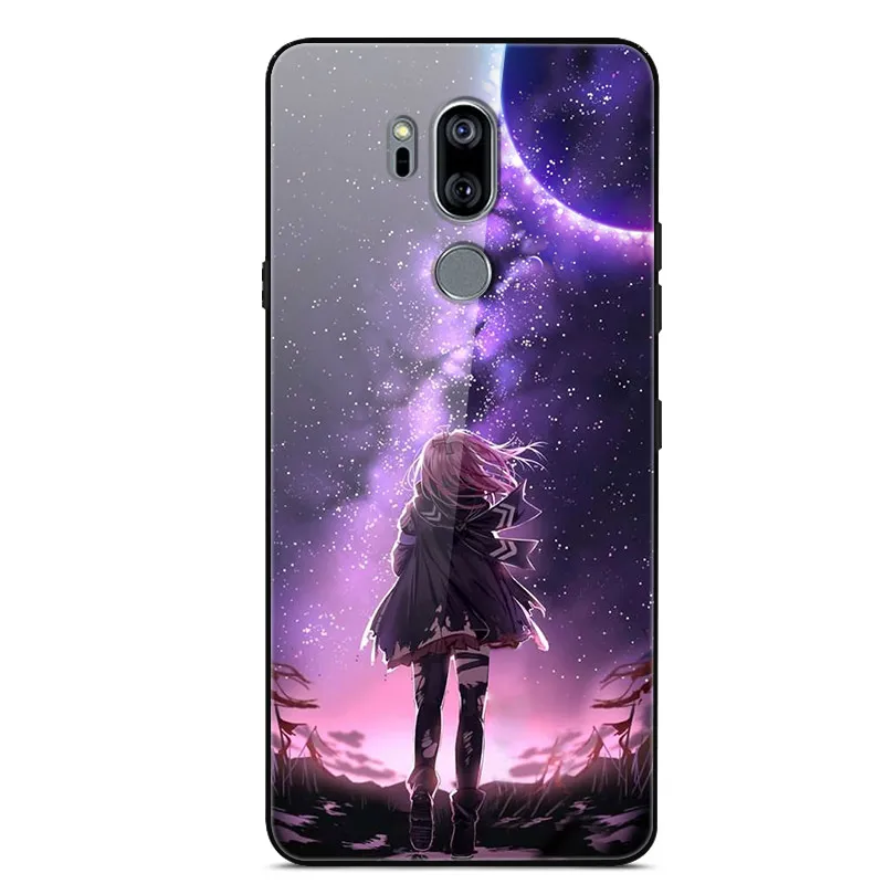 3 For LG G7 ThinQ Для LG G7 чехол thinq закаленное стекло твердая задняя крышка для LG G7 LGG7 чехол G710 G 7 чехол для телефона для LG G7 Plus G7+ роскошный чехол - Цвет: 3 For LG G7 ThinQ