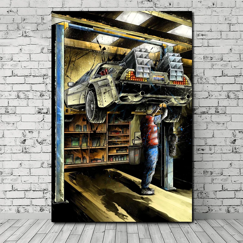 Пленка Back Future 2 холст для живописи принт Спальня Кухня домашний декор Современное