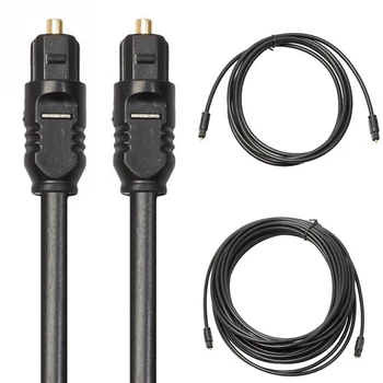 

1pcs Durable Digital Optical Audio Cable Toslink Gold Plated 1m 1.5m 2m 3 m 5m SPDIF MD DVD Gold Plated Cable