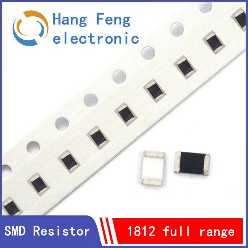 50Pcs 1812 SMD 1 1/2W 0R 10M chip resistor 2.7R 9.1R 10R 220R 330R