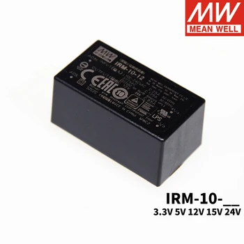 

MEAN WELL IRM-10 10W Single Output switching power supply module 5V 12V 15V 24V pin type 85-305VAC to DC SMPS For Electronics