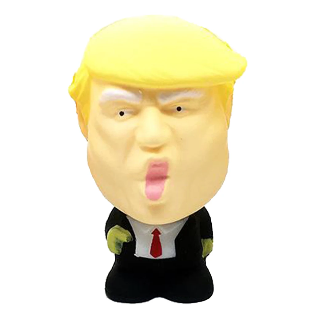 1pc Donald Trump Stress Squeezing Ball Jumbo Squishy Toy  Stress Relief Toys For Children Fun Joke Props Gift