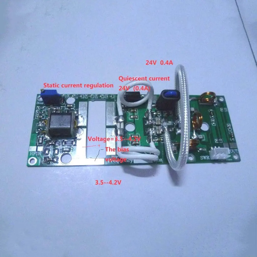 Высокое качество 100 Вт UHF 400-470MHZ Усилитель мощности доска для Ветчины радио DIY наборы C4-004