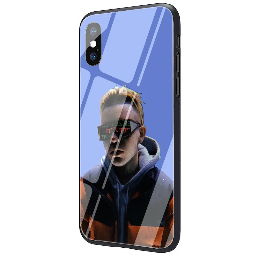 Чехол для телефона EWAU Rapper Allj из закаленного стекла для iPhone 11 Pro 6 6S Plus 7 8 Plus X XS XR XS Max - Цвет: G1