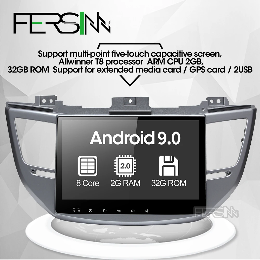 Fersinny CXTS1060 android 9 0 автомобильный dvd gps плеер для Tucson ix35 Автомобильная
