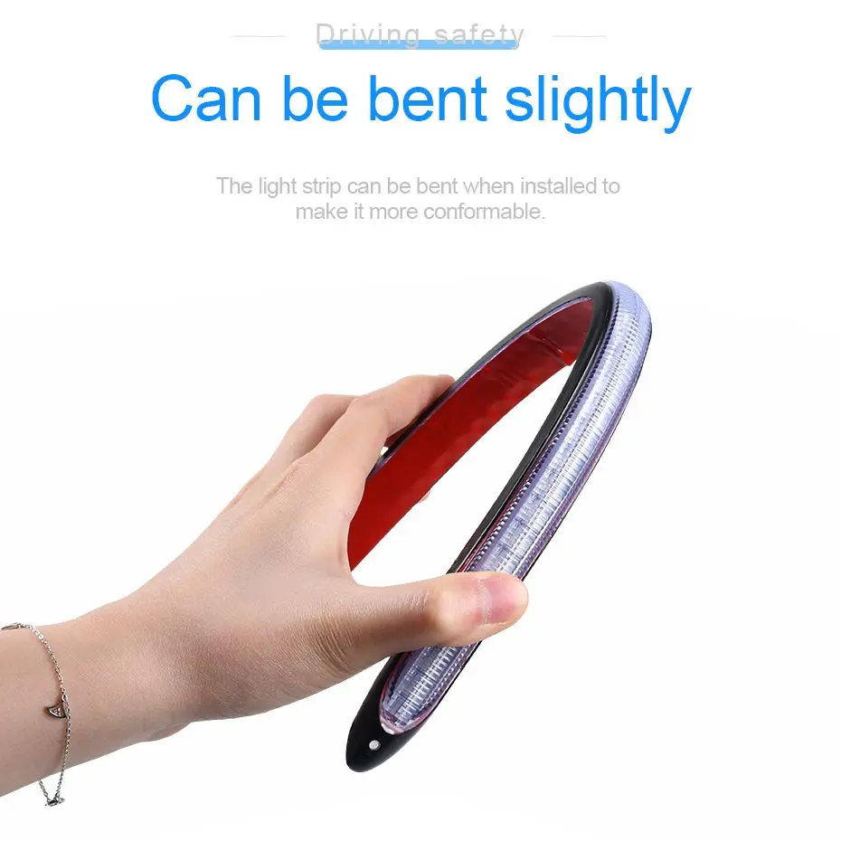 2Pcs Led Car Daytime Running Lights Drl Waterproof Headlight Turn Singal Yellow Light Streamer Auto Decorative Lamp Strip 12V