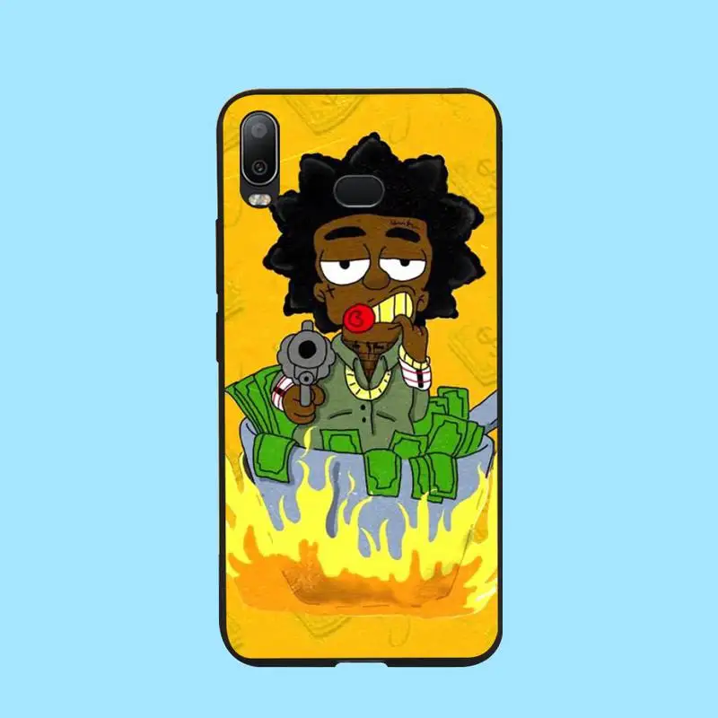 CUTEWANAN Kodak Black Rapper Black TPU Soft Rubber Phone Cover For Samsung A10 A20 A30 A40 A50 A70 A71 A51 A6 A8 2018