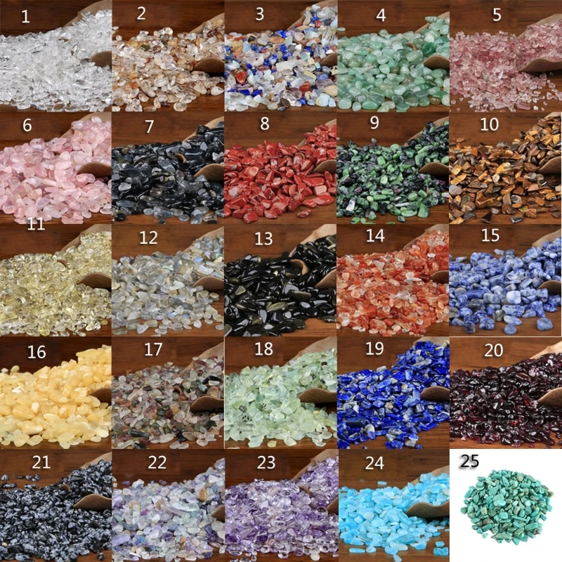 100G Decorative Crystals Natural Obsidian Stones Bulk Turquoise Quartz Resin Fillers UV Epoxy Fillings Art Crafts | Дом и сад