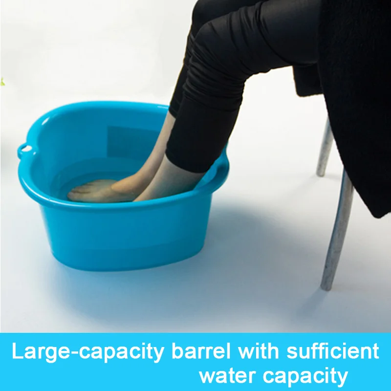 

High Durable Foot Care Bath SPA Plastic Tub Foot Soak Basin Pedicure Detox Massage Feet UEJ