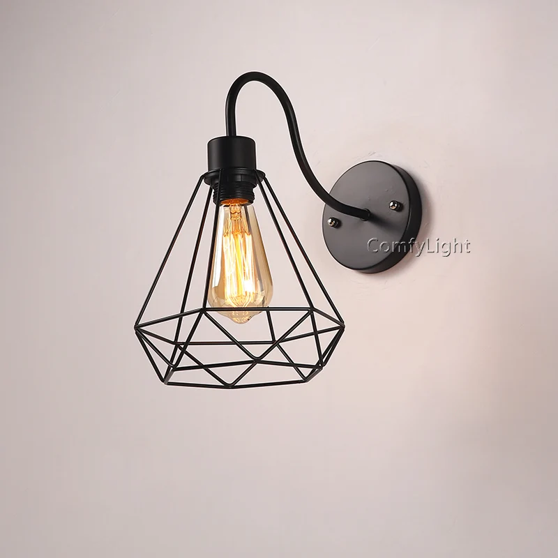 Industrial Retro Wall lamp Vintage Loft light bedroom Warehouse Kitchen Bedside indoor Wall sconces Workshop studio Lighting LED