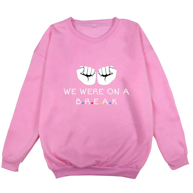 Friends Hoodie Harajuku Sweatshirt Women Hoodies Pullover Pink Hoodie Mens Sweatshirts Streetwear W