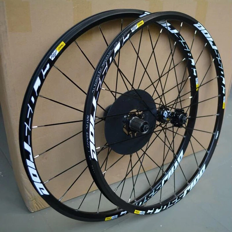Mtb Axle Mountain Crossride Disc Wheelset Cuscinetto Sigillato Cerchio Con Foro Centrale Di Bloccaggio Da Sei Pollici 26 27.5 29 Ruote Bici