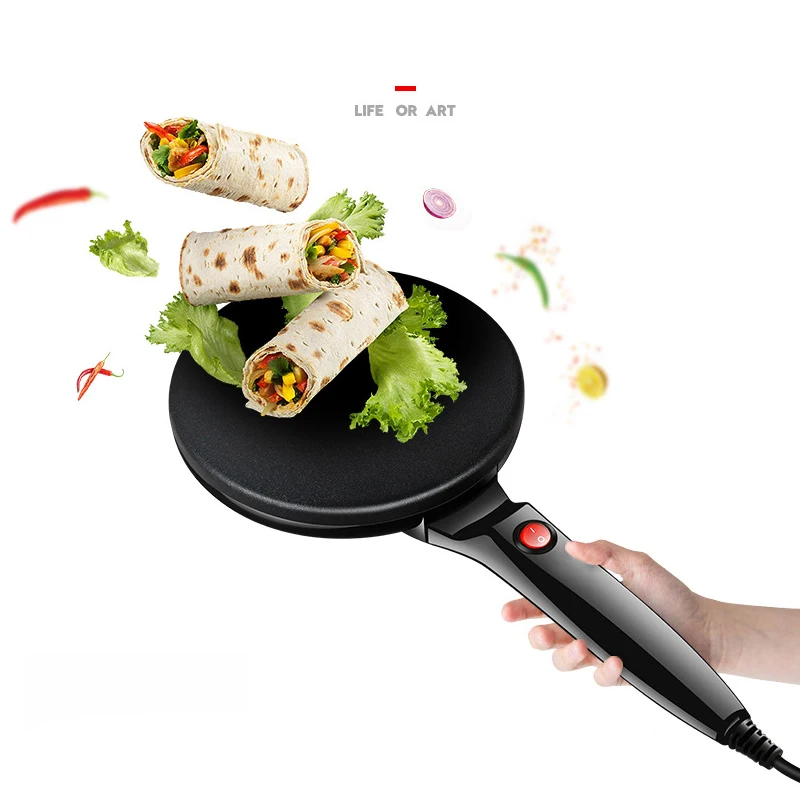 

Cast aluminum portable pancake machine spring cake machine spring roll skin multi-function home kitchen pancake pan pancake