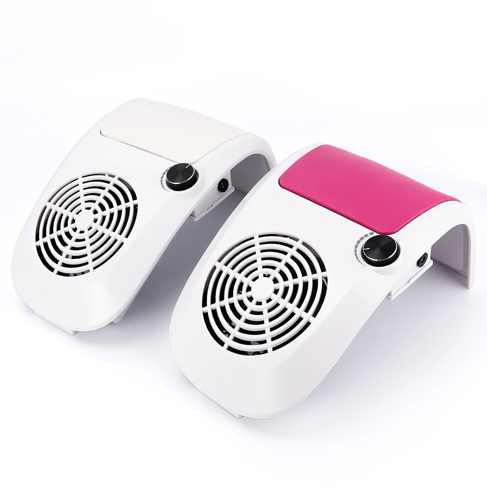 Online 60W Leistungsstarke Nagel Staub Absaugung Collector Staubsauger mit 2 Staub Sammeln Tasche Starke Fan Nail art Ausrüstung Nagel salon Werkzeug