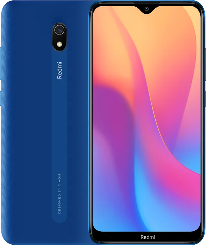 Blue Глобальная версия Xiaomi Redmi 8A 2 ГБ 32 ГБ смартфон 6,2" Восьмиядерный Snapdargon 439 5000 мАч 12 МП AI камера - Цвет: Blue