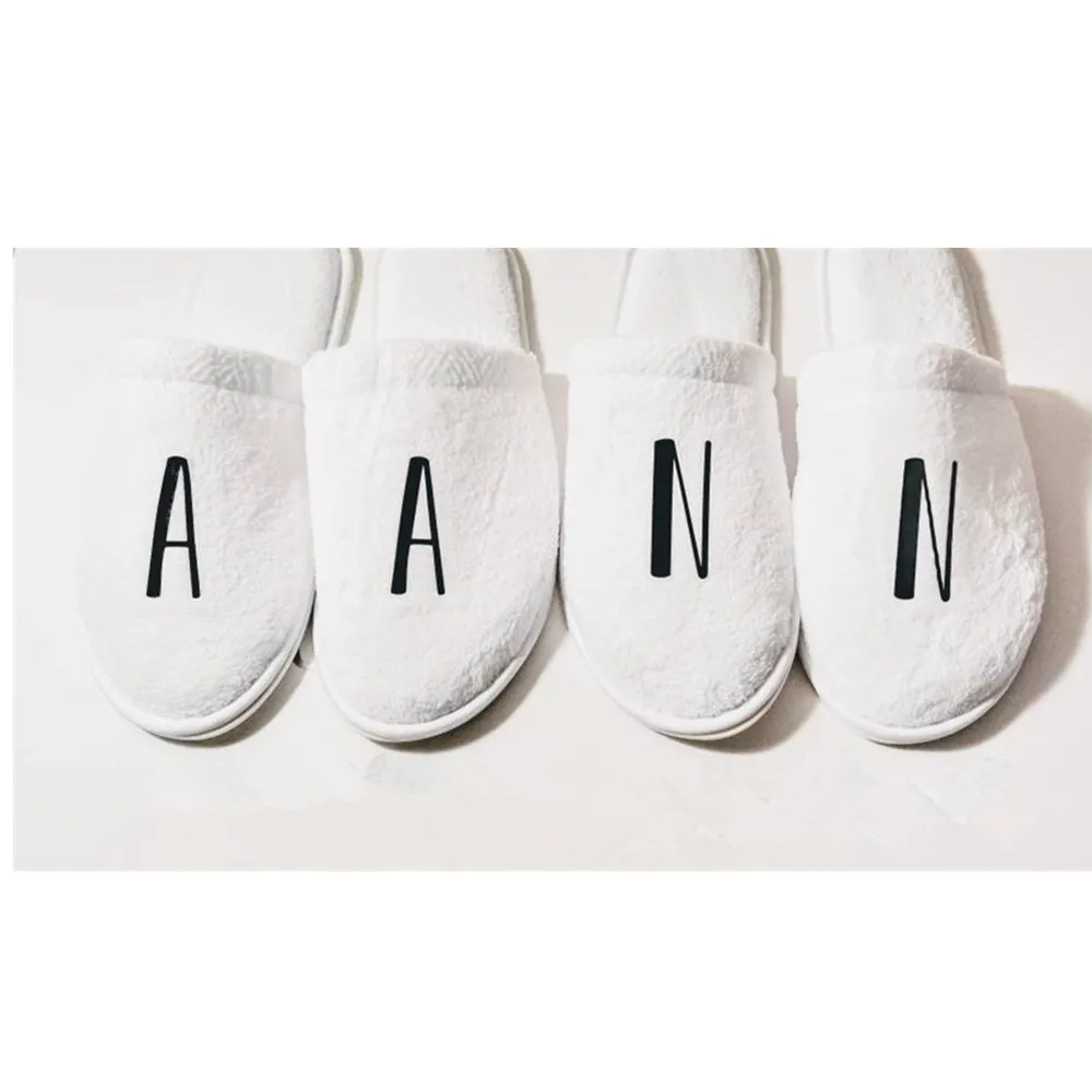 Wedding Slippers Bride To Be Personalised any Name Wording Custom Made Unique 