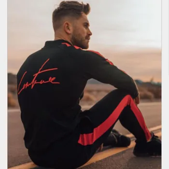 

Men's hoodie+pants Sets 2 pieces Autumn Running tracksuit men Sweatshirt Sports Set Clothes Men Sport Suit men hoodie Suit
