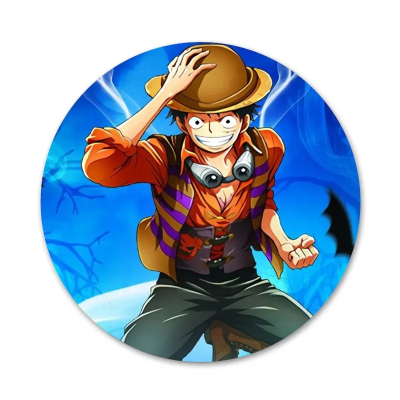 Anime One Piece Luffy Badge Brooch Pin Accessories For Clothes Backpack  Decoration Gift - Badges - AliExpress