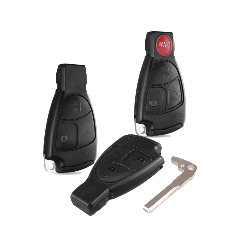 3 кнопки ключа автомобиля для Mercedes Benz C B E класс W203 W211 W204 YU BN CLS CLK Замена дистанционного ключа оболочки Чехол