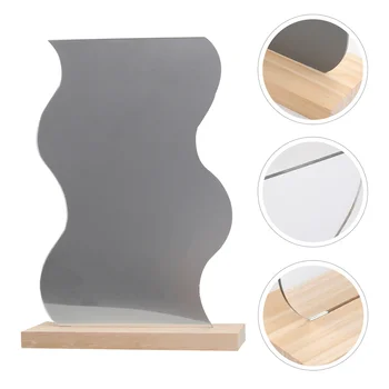 

1 Set Make Up Mirror High Definition Creative Practical Desktop Makeup Mirror Vanity Mirror Irregular Dressing Mirror for Beauty