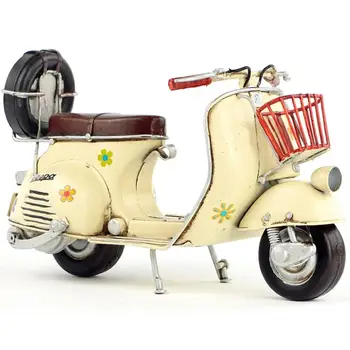 

Retro Italy Style Handmade Metal Motorcycle Model Manual Home Decoration Art and Crafts For Birthday &Christmas'Gift