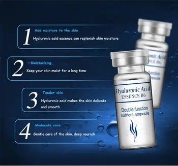 BIOAQUA acide hyaluronique sérum hydratant pour la peau argireline peptide visage crème réparatrice blanc cristal collagène vitamine soins du visage