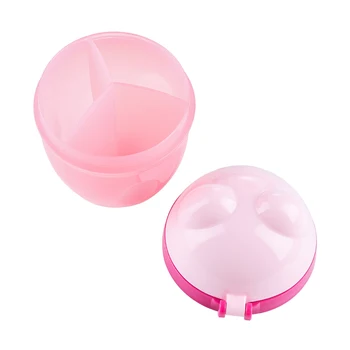 

3 Dose Milk Powder Dispenser Baby Feeding Formula Storage Snack Pot Container Portable travel food Storage box