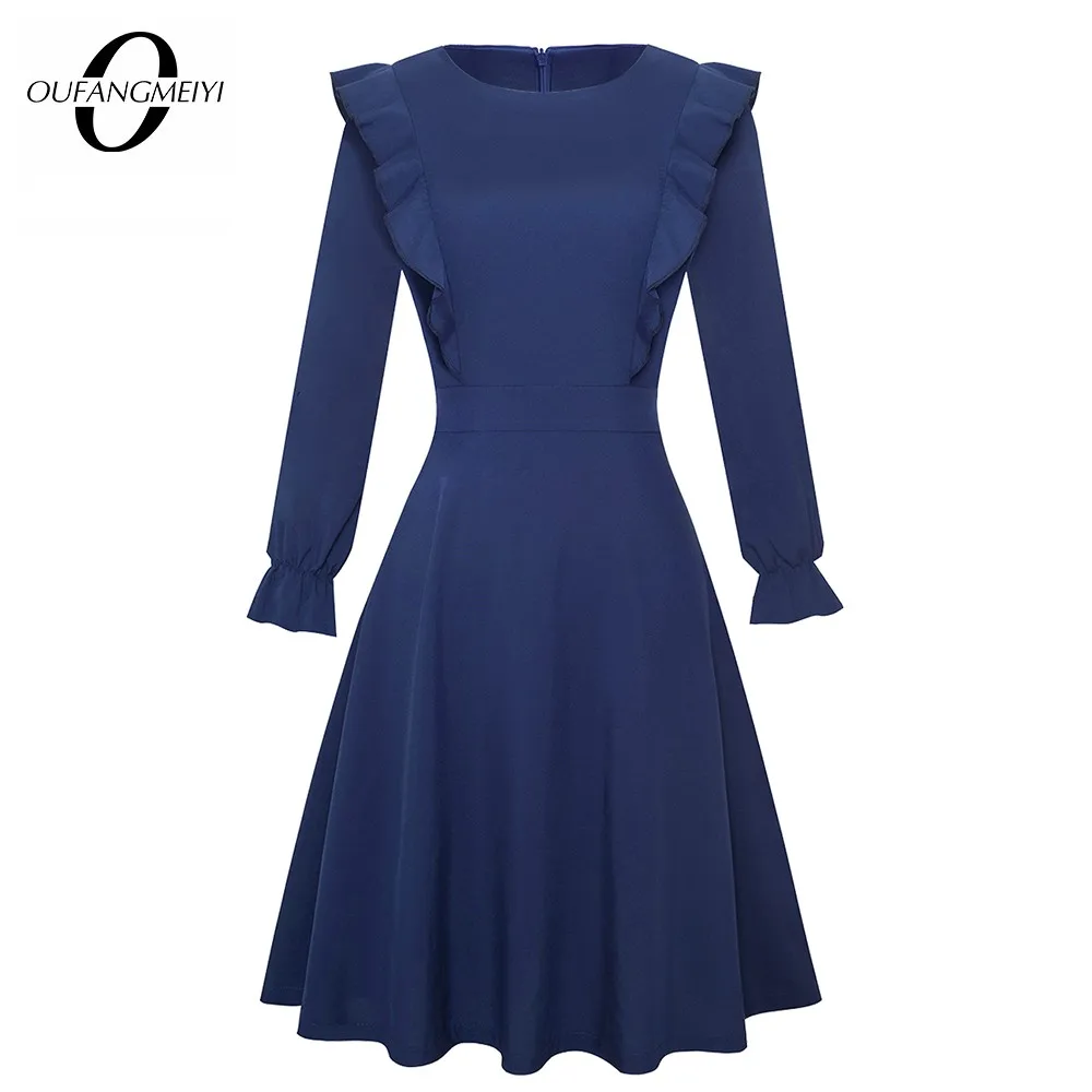 Женские повседневные качели в стиле ретро для вечерние Классические однотонные