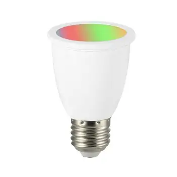 

1PC E14/E27/GU10/GU5.3 WiFi Smart Light Bulb RGBW 6W LED Dimmable Light Cup Timing Voice Smart Home Work With Google Home Alexa