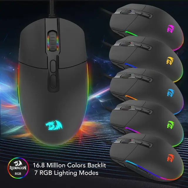 Redragon M719 INVADER Wired Optical Gaming Mouse – REDRAGON ZONE