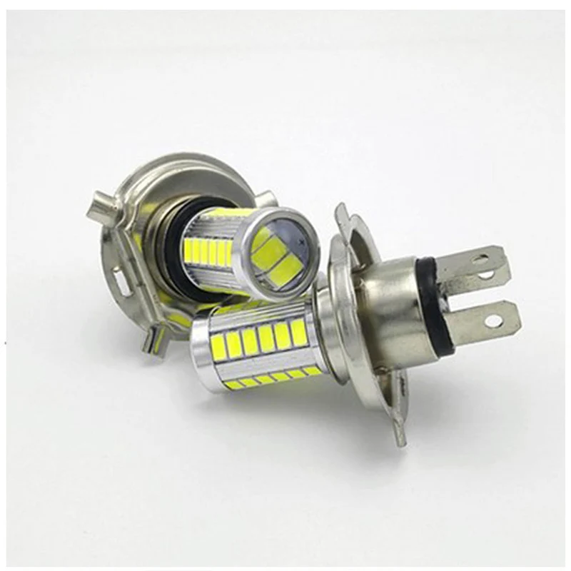 H4 H7 LED Headlight 33SMD 5630 12V White Car Fog Light Driving Lamp Bulb Luminous Flux 800 LM Color Temperature 6000~6500k 1PC led car lights led lights led bulbs led headlights led car headlights car headlamps hid headlight bulbs