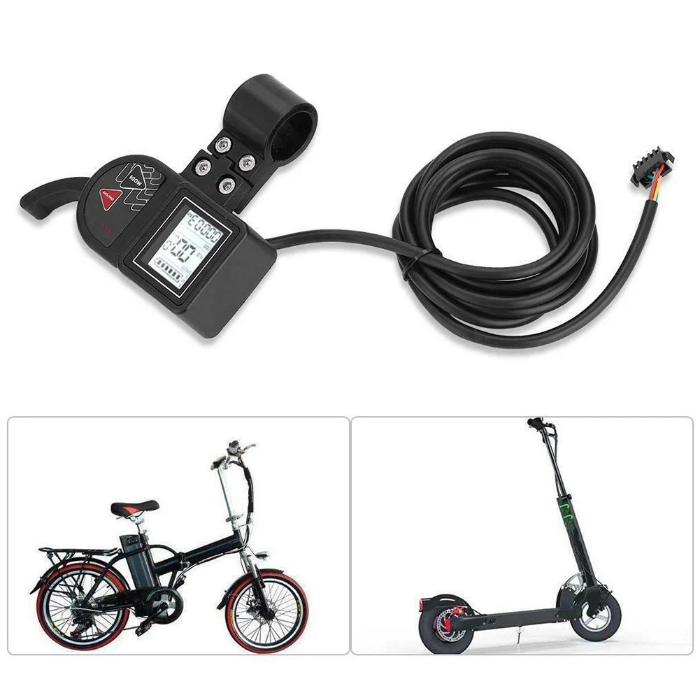 Discount 250W 350W Stable LCD Display Parts Panel Electric Bicycle Controller Brushless 24V 36V 48V Scooter Dual Mode Durable Universal 0