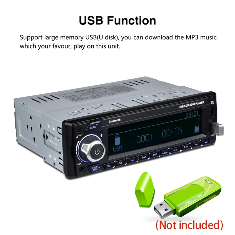 DAB + Автомагнитола 1 Din автомобильный радиоприемник RDS гарнитура MP3/SD/MMC Dab FM USB ЖК Sn