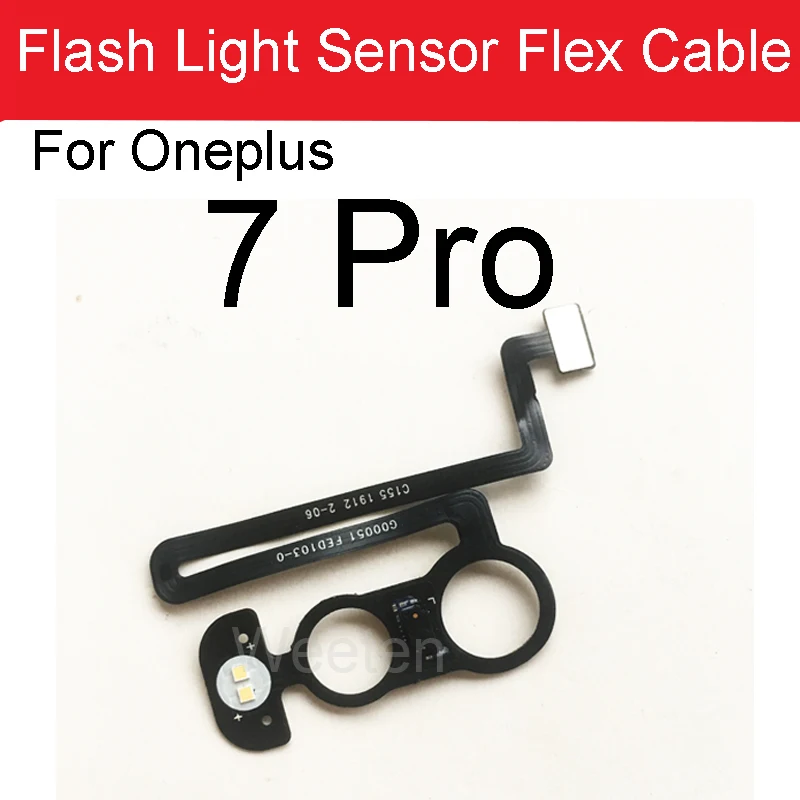 Задний фонарь с датчиком вспышки гибкий кабель для Oneplus 7 Pro Flashlight Flex лента One Plus 7pro