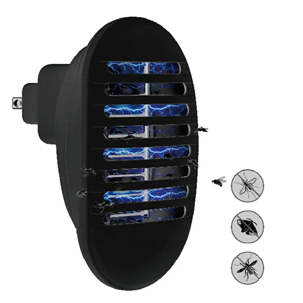 220V US LED Socket Plug Electronic Mosquito Killer Lamps Mosquito Trap Lights Repellent Fly Bug Insect Killers Zapper Night Lamp