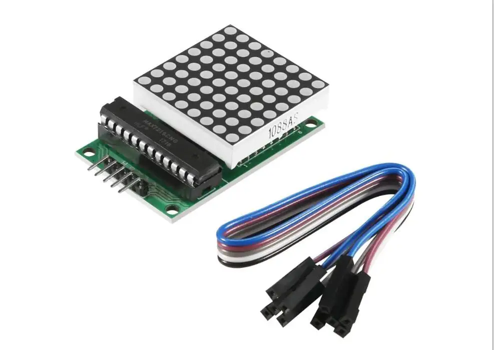 MAX7219 точечный модуль светодиодной матрицы 8*8 MCU светодиодный дисплей управления