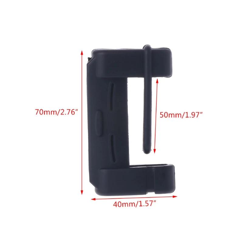 HTLAKIKJ 2 Pieces Silicone Belt Lock Holder, Seat Belt, Buckle Aid (Black)  : : Automotive