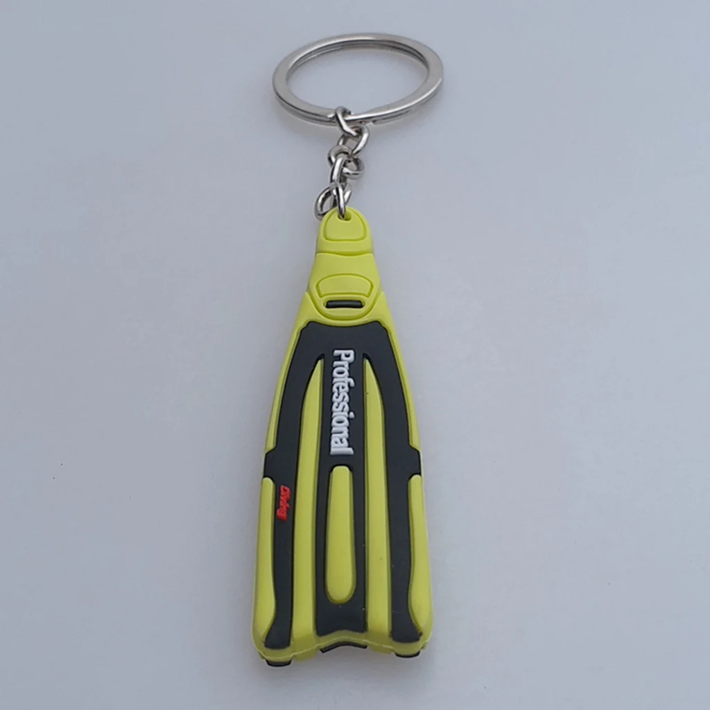 Scuba Diving Fins Flippers Key Chain Holder Keyring Keychain Key Chain Flipper Keychain Keyring for Swimming Diving