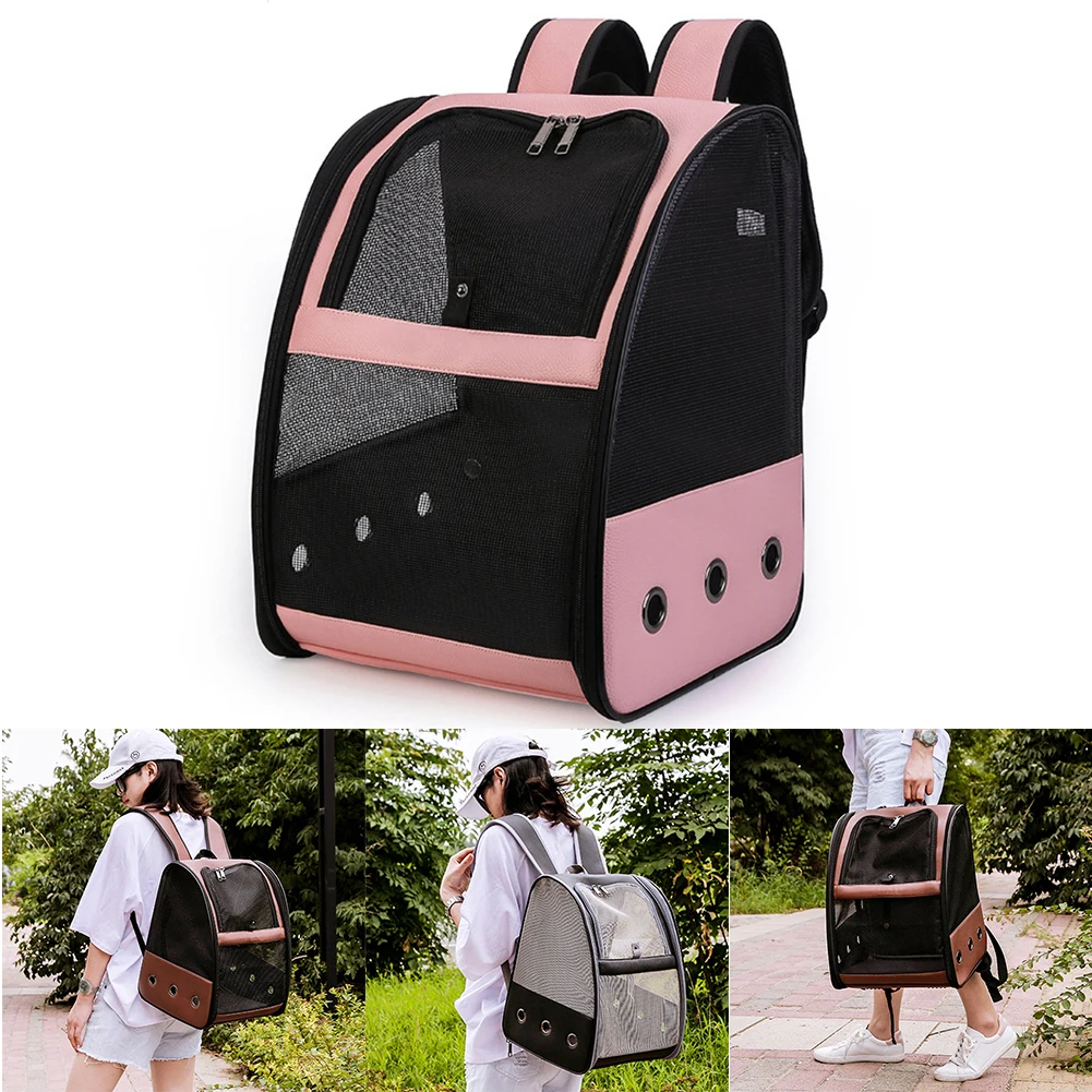 

Accessories Pet Backpack Bird Parrot Travel Bag Cage Mesh Breathable Fashion Outdoor Adjustable Strap Foldable Carrier Zipper