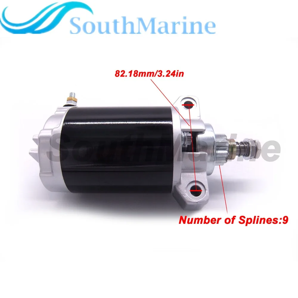 66M-81800-00 66M-81800-01 66M-81800-02 Starter Motor for Yamaha 9.9HP 15HP 4-stroke Outboard Engine, Sierra 18-6943