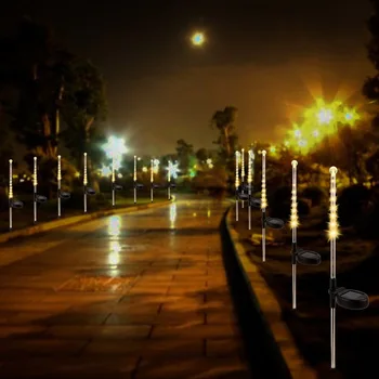 

2 Pcs Solar Power Meteor Rain LED Light Romantic String Lamp for Gardens Shopping malls Lamps KSI999